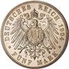 Image 1 : [L#5558] Germ Hesse Darm 5 mark 1904 Proof
