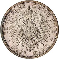 [L#5560] Germ-Lippe Detmold 3M 1913 BU