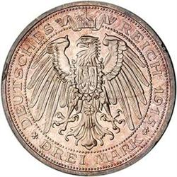 [L#5564] Germ-Meck-Schwerin 3 M 1915 Proof