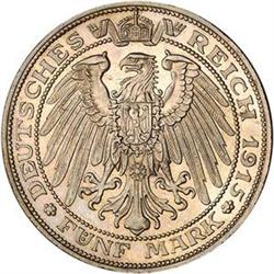 [L#5566] Germ Meck Sch 5 Mark 1915 BU