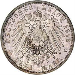 [L#5567] Germ-Meck Str 3 Mark 1915 Unc