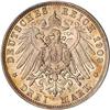 Image 1 : [L#5581] Ger-Saxe Mein 3 Mark 1908 Proof