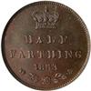 [L#5661] England 1/2 Farthing 1853 Proof 64BN