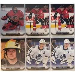 2015-16 Upper Deck Canvas 6 Card Lot Tyler Bozak,