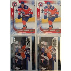 Connor Mcdavid 4 Card Lot 2016 Upper Deck Canada's