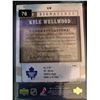 Image 2 : 2006-07 Upper Deck Signatures Kyle WellwoodCard #KW