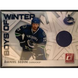 2010-11 Donruss Boys Of  Winter Threads Daniel Sedin