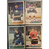 Image 1 : 1977-78 O-Pee-Chee 4 Card Lot Don Luce #231,Rick Blight