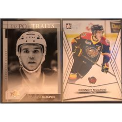 2017-18 Upper Deck Portraits Connor Mcdavid #P-53, and