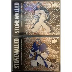 2018-19 Upper Deck Stonewalled 2 Card Lot Frederick