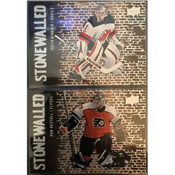 2018-19 Upper Deck Stonewalled 2 Card Lot Ron Hextall