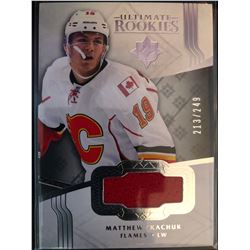 2016-17 Ultimate Silver Jersey Rookies Matthew Tkachuk