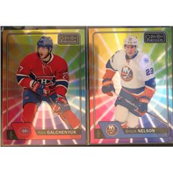 2016-17 O-Pee-Chee Rainbow Color Wheel 2 Card Lot