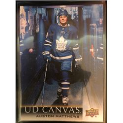 2018-19 Upper Deck Canvas Auston Matthews Card #C75