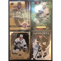 Wayne Gretzky 4 Card Lot 2011-12 Artifacts #99, 2013-14