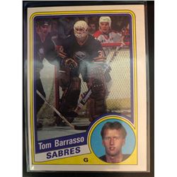 1984-85 Topps Rookie Card Tom Barrasso Card #14