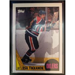 1987-88 Topps Rookie Card Esa Tikkanen Card #7