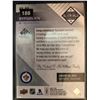 Image 2 : 2016-17 SP Game Used Jersey Dustin Byfuglien #AS-DB