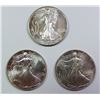 Image 1 : GEM BU AMERICAN SILVER EAGLES