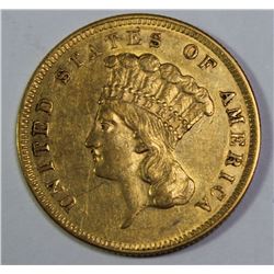 1858 $3.00 GOLD