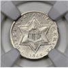 Image 2 : 1855 THREE CENT SILVER
