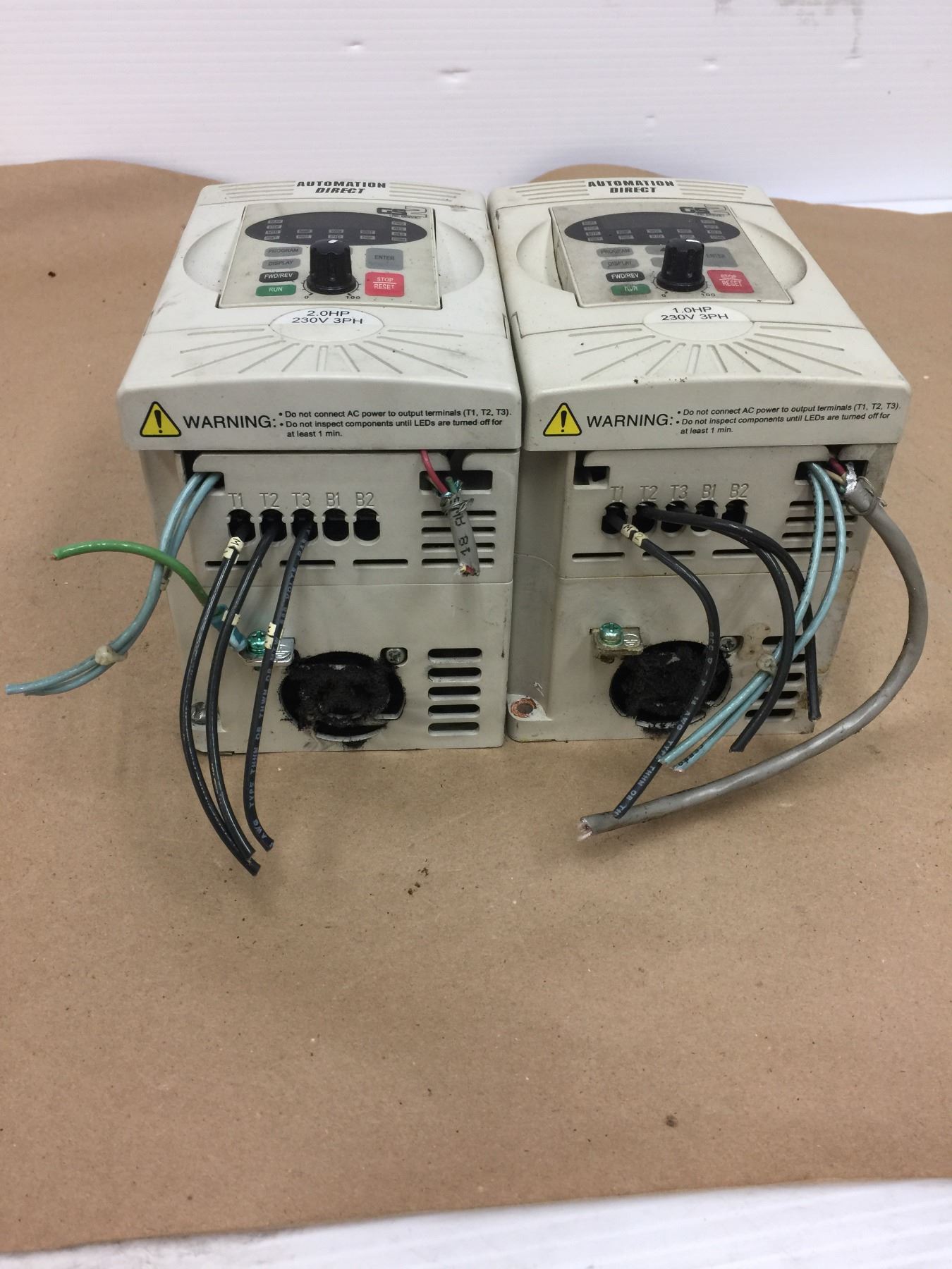 (2) AUTOMATION DIRECT GS2-21PO AC DRIVE