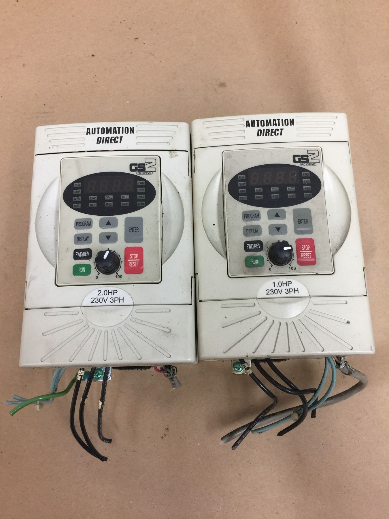 (2) AUTOMATION DIRECT GS2-21PO AC DRIVE - BTM Industrial
