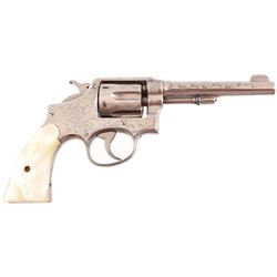 Engraved Smith & Wesson Hand Ejector .32-20