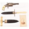 Image 2 : Cased Ivory Pistol and Daggers Set