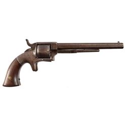 Engraved Bacon Arms Co. Navy Spur Trigger Revolver