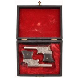 Cased Pair of Remington Vest Pocket Pistols