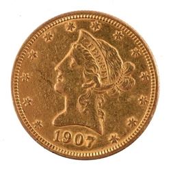1907 $10 US Gold Coin