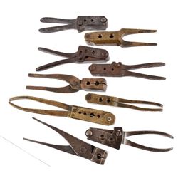 Collection of Antique Bullet Molds