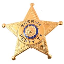Sheriff's Badge Perty Texas