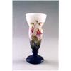 Image 1 :   DAUM FRÈRES, Nancy Vase, farbloses Glas mit wei
