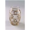 Image 1 :   DAUM FRÈRES, Nancy Vase, farbloses Glas mit Gol