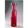 Image 1 :   VETRERIA VISTOSI, Murano Flasche, rotes Glas. Z