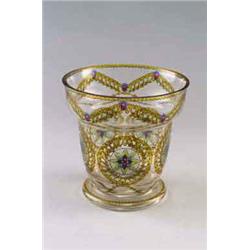   GLASMANUFAKTUR PIETSCH Steinschönau Vase, farbl