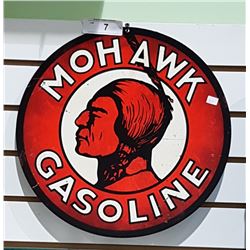 MOHAWK GASOLINE METAL SIGN