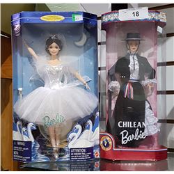 2 NIB BARBIES