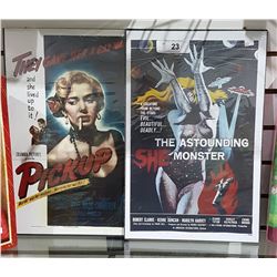 PICKUP AND THE ASTOUNDING SHE-MONSTER MOVIE POSTERS