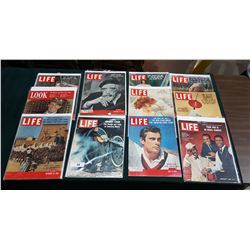 COLLECTION OF 11 1950/60'S LIFE MAGAZINES