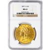 Image 1 : 1897-S $20 Liberty Head Double Eagle Gold Coin NGC MS63