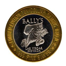 .999 Fine Silver Bally's Las Vegas, Nevada $10 Limited Edition Gaming Token
