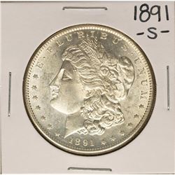 1891-S $1 Morgan Silver Dollar Coin