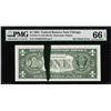Image 1 : 1981 $1 Federal Reserve Note Ink Smear ERROR PMG Gem Uncirculated 66EPQ