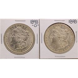 Lot of 1898-O & 1898 $1 Morgan Silver Dollar Coins