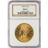 Image 1 : 1900-S $20 Liberty Head Double Eagle Gold Coin NGC MS62