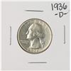 Image 1 : 1936-D Washington Quarter Coin