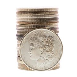 Roll of (20) Brilliant Uncirculated 1889 $1 Morgan Silver Dollar Coins